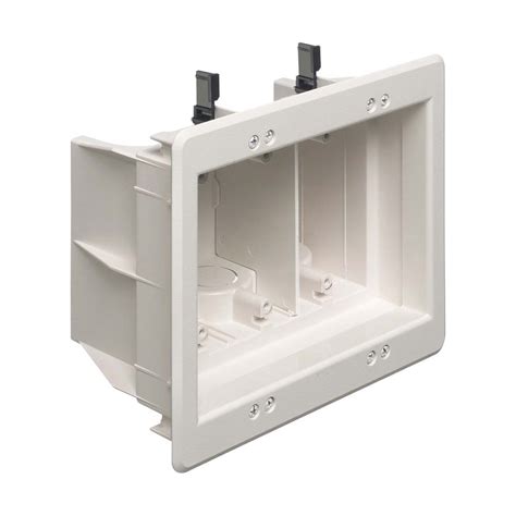 electrical recessed box long|recessed electrical outlet for range.